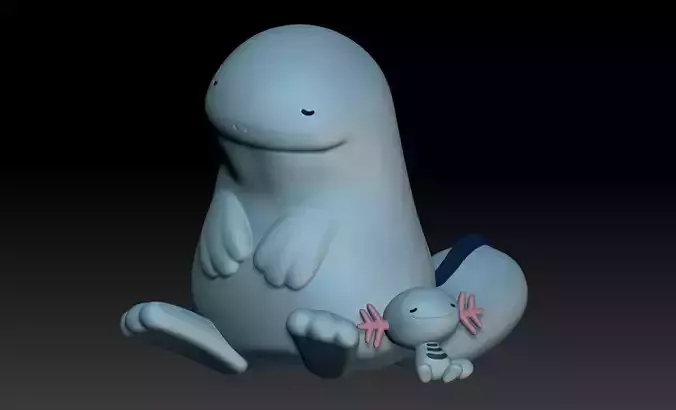 Pokemon Wooper Quagsire