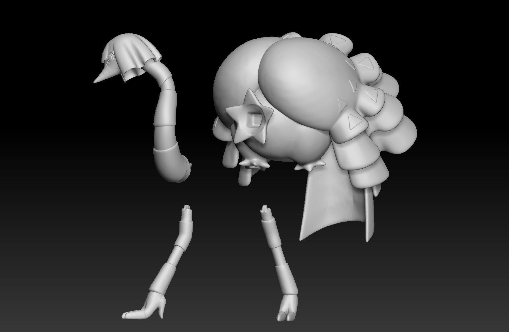 Pokemon Flittle Espathra 3D print model