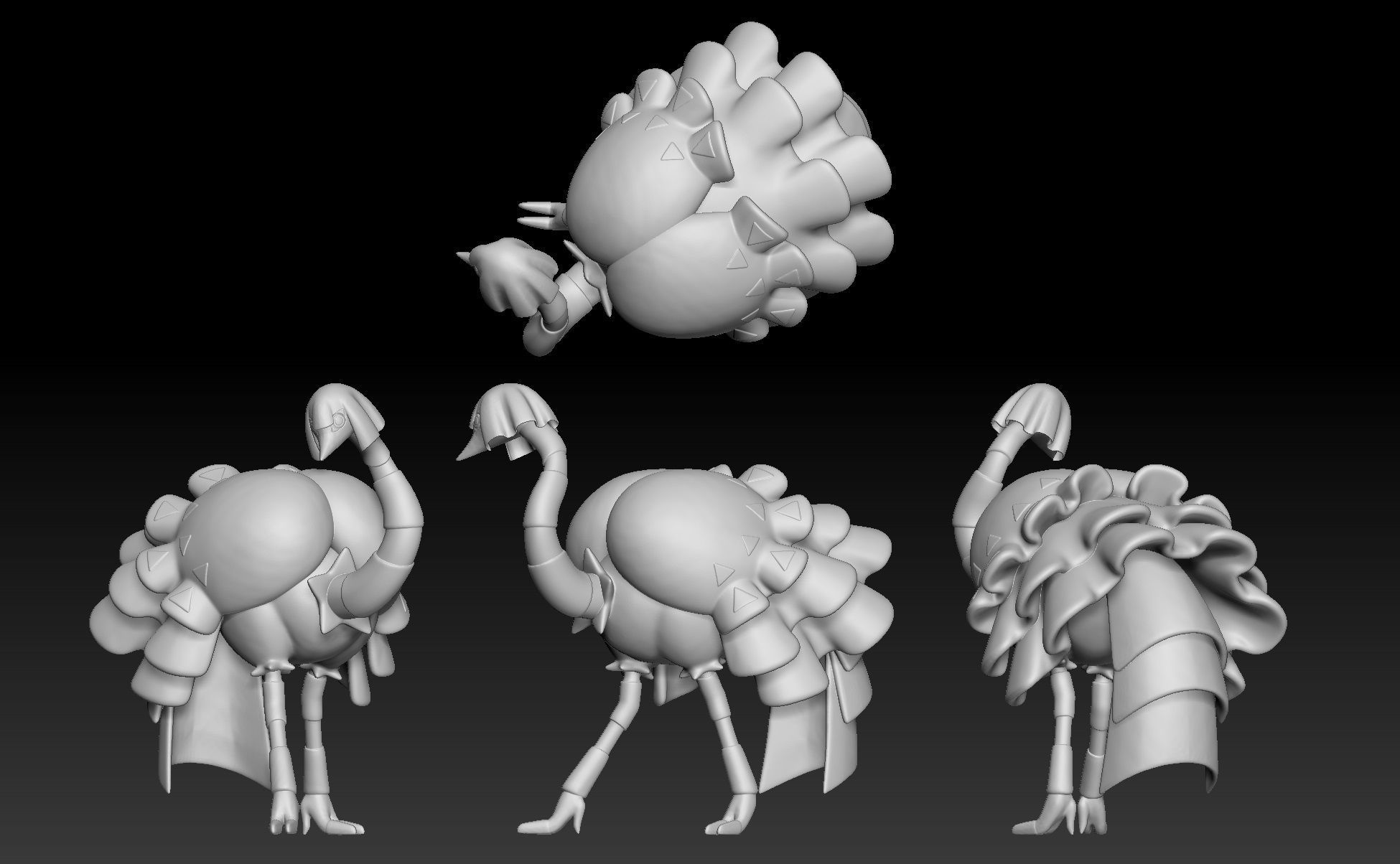 Pokemon Flittle Espathra 3D print model