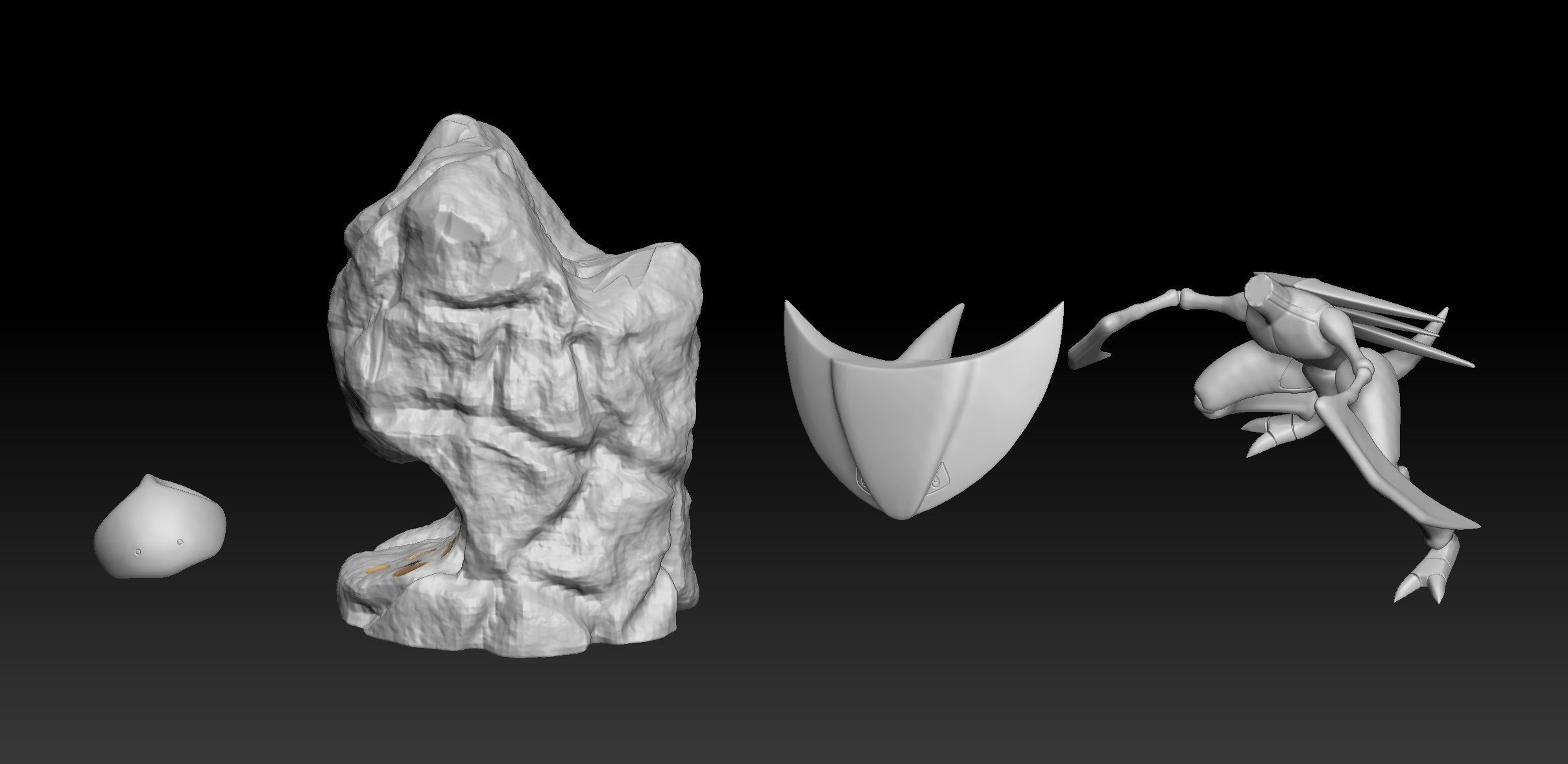 Pokemon Kabuto Kabutops 3D print model_2