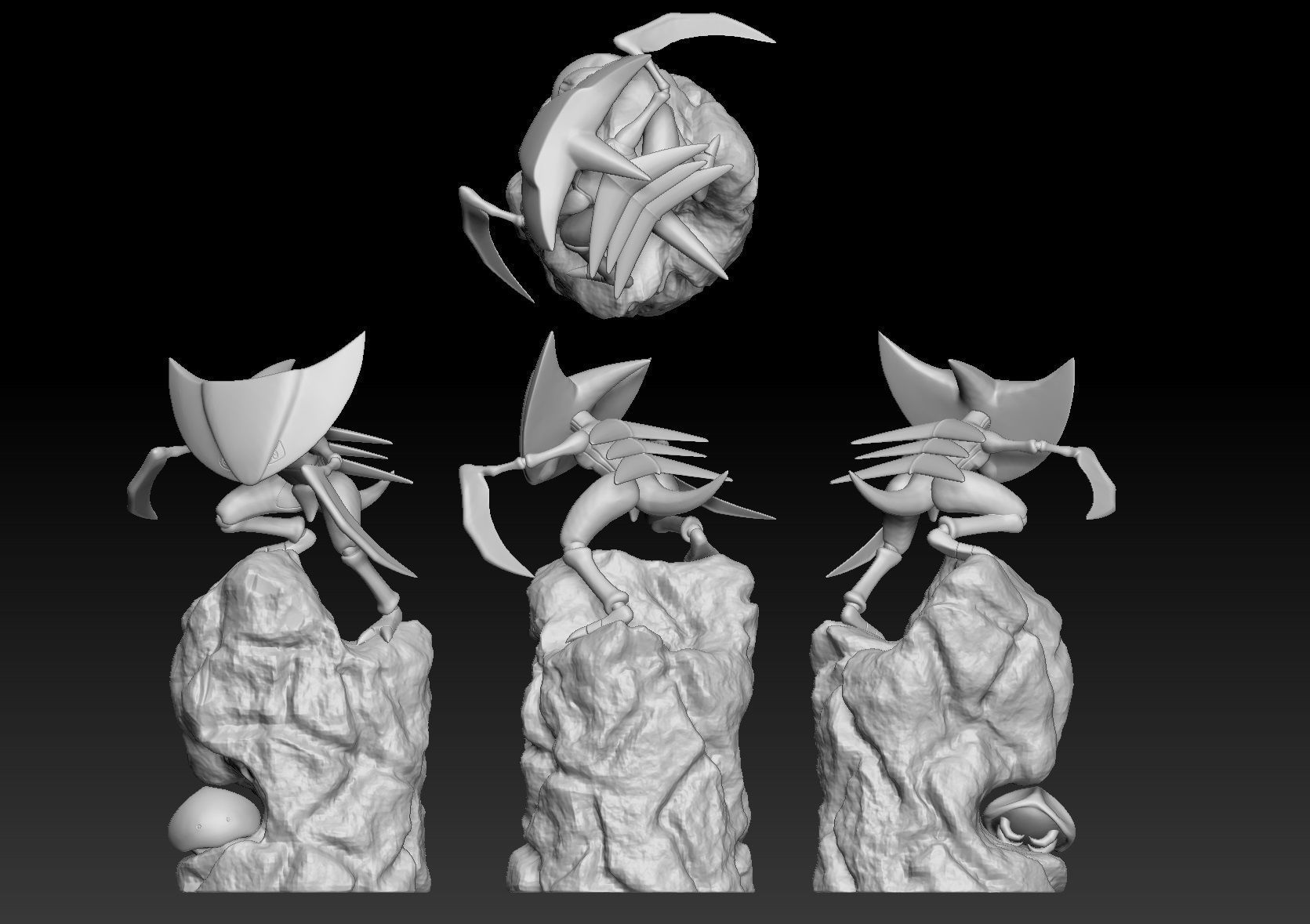 Pokemon Kabuto Kabutops 3D print model_1