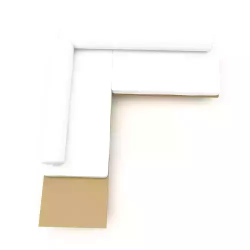 bohemian seating 02 3D model