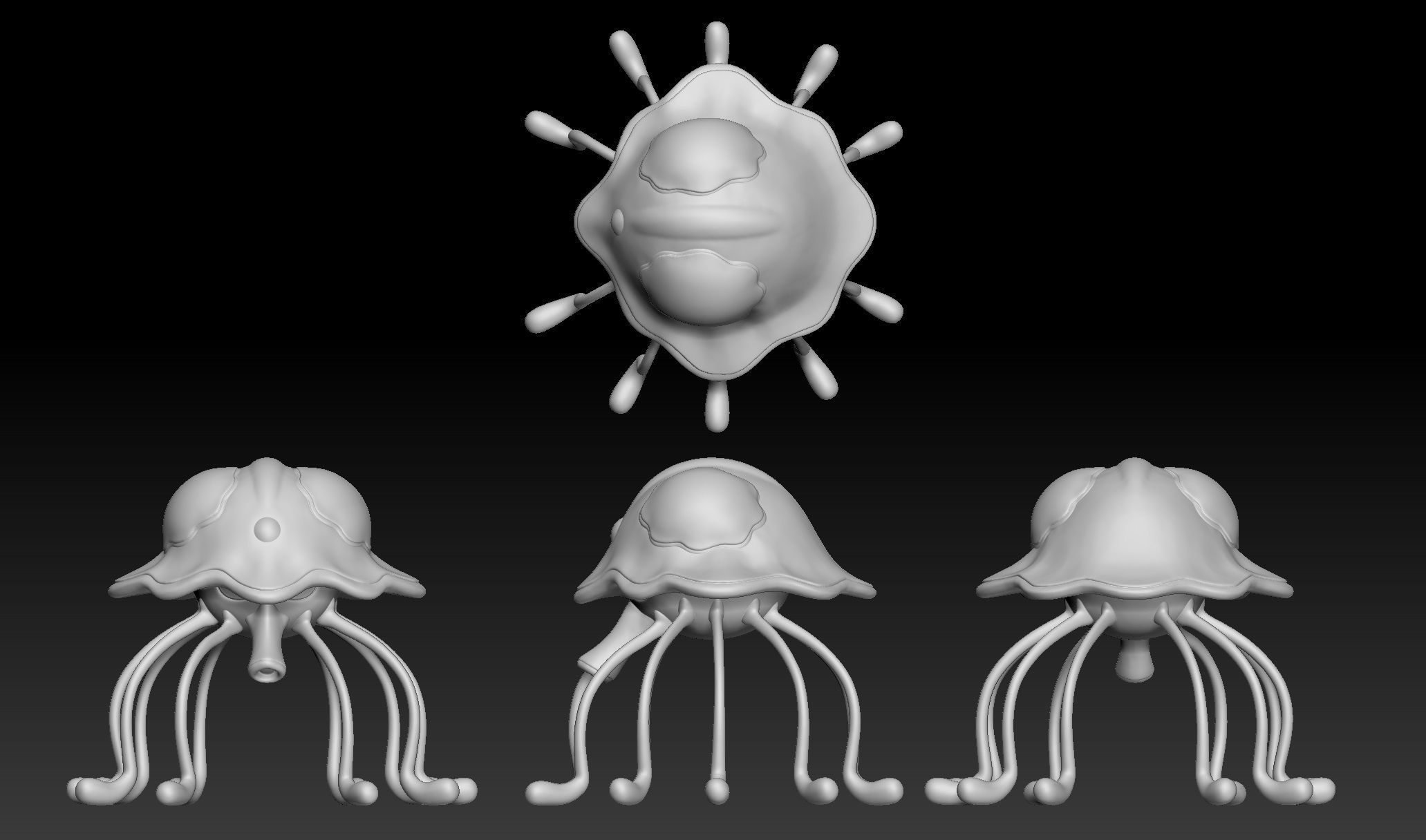 Pokemon Toedscool Toedscruel 3D print model_2