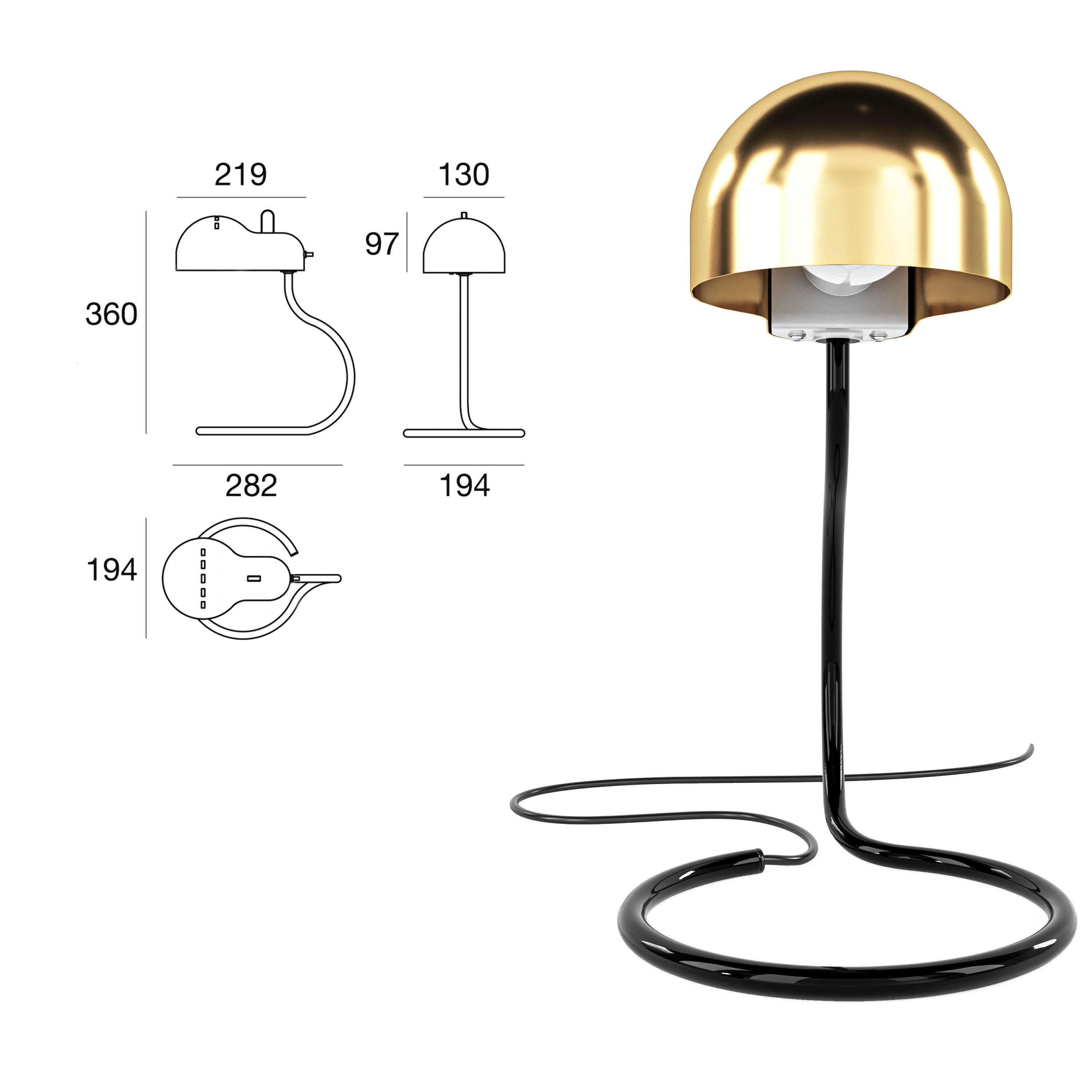 Table lamp Minitopo 3D model_10