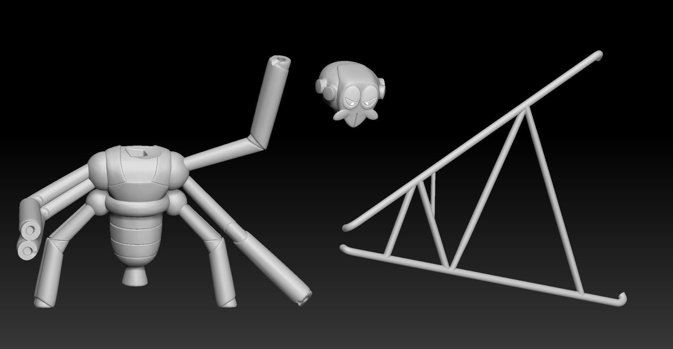 Pokemon Tarountula Spidops 3D print model_3