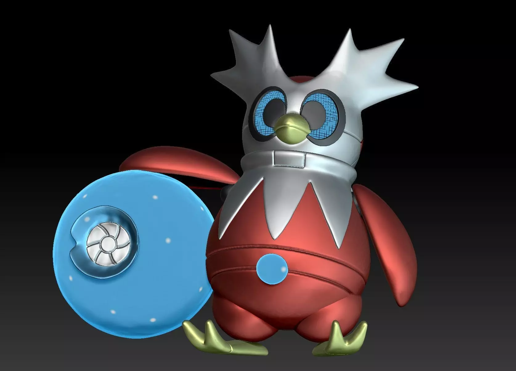 Pokemon Paradox Future Delibird Iron Bundle 3D print model