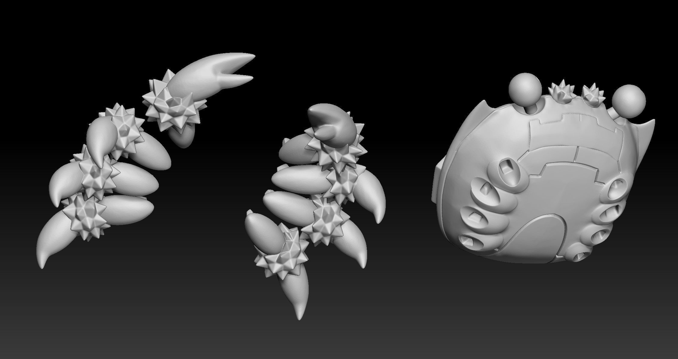 Pokemon Klawf 3D print model_2