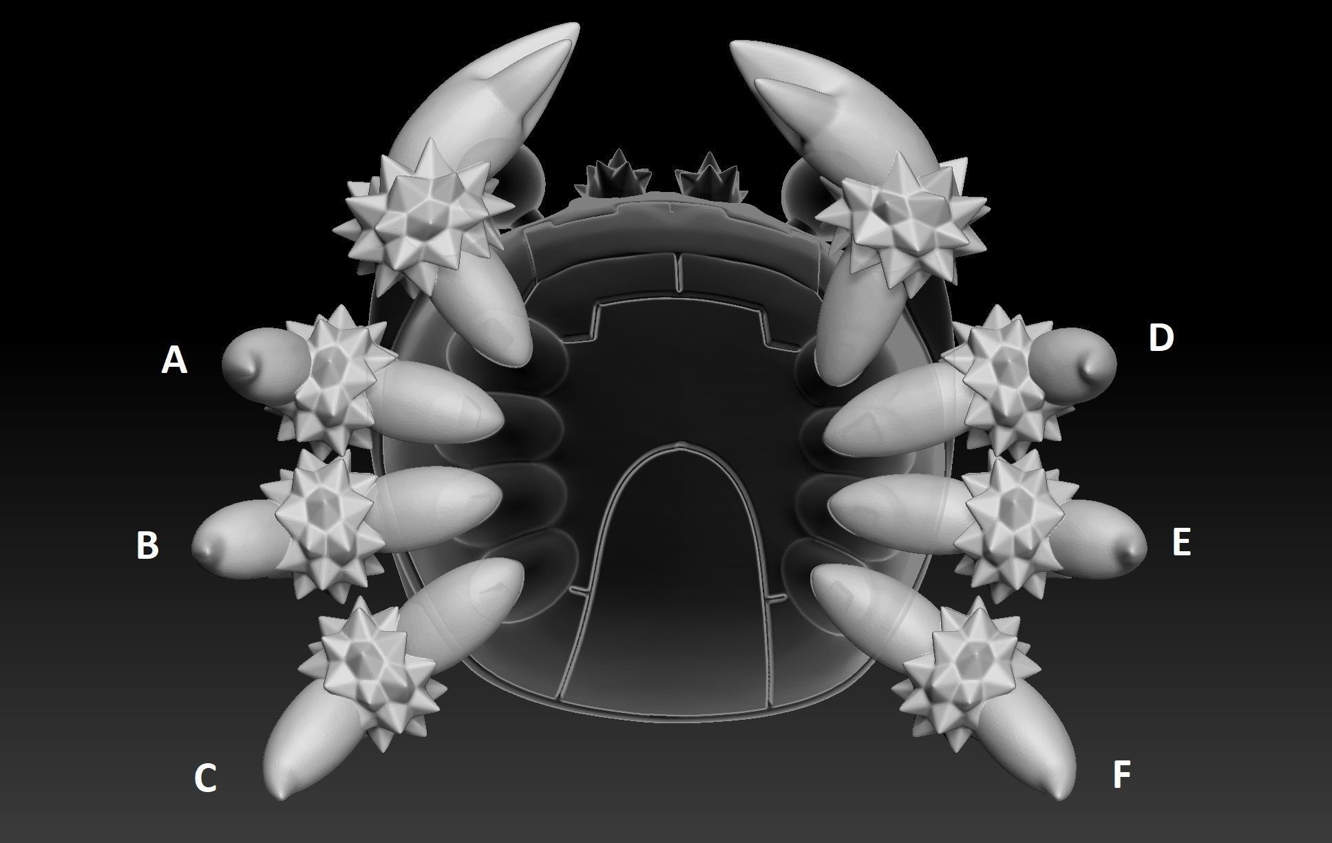 Pokemon Klawf 3D print model_3