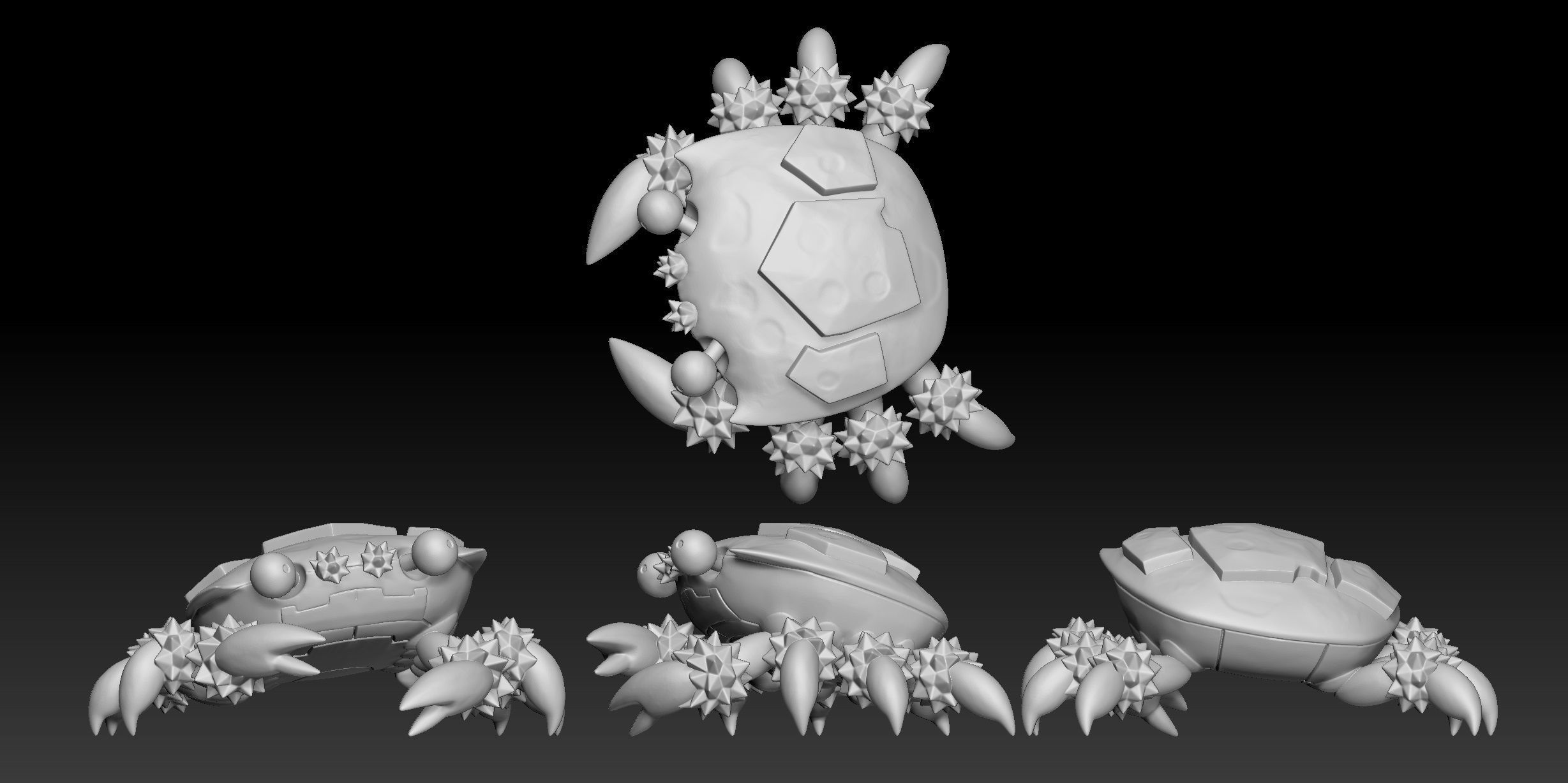 Pokemon Klawf 3D print model_1