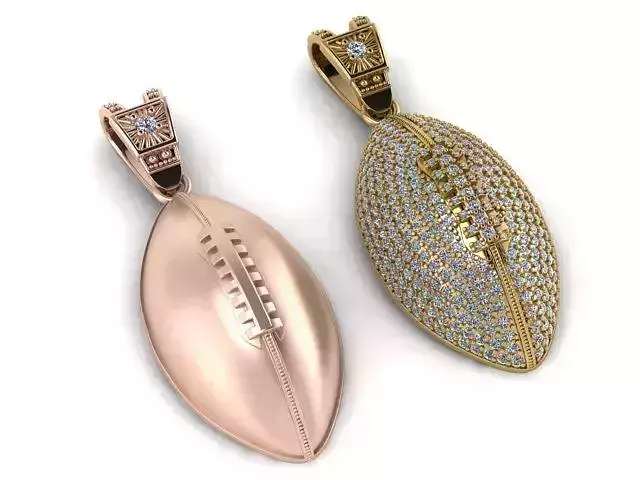 American Football Pendant 