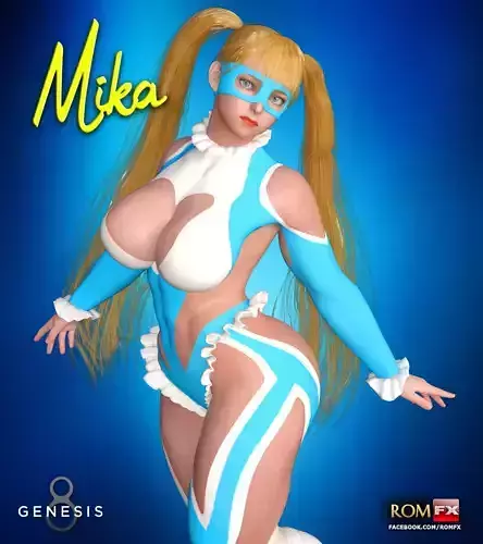 Mika Rainbow For G8F And G81F 3D model