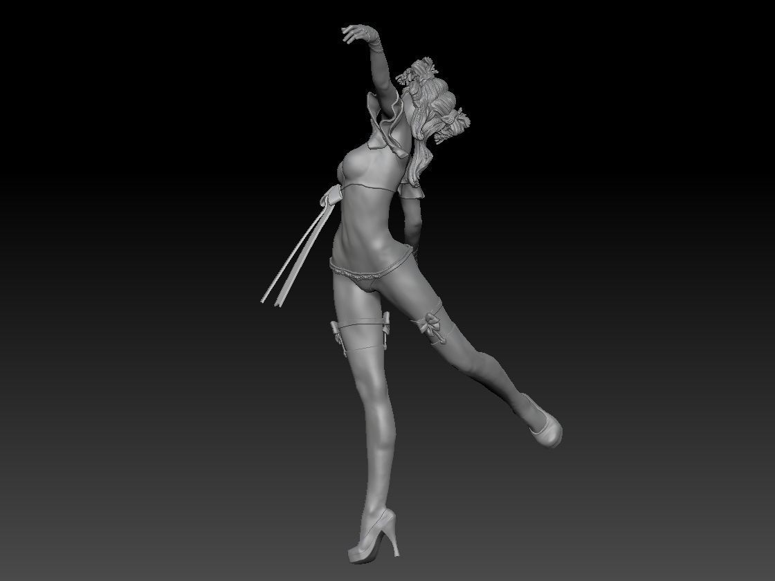 KAWAII GIRL 2 3D print model_12