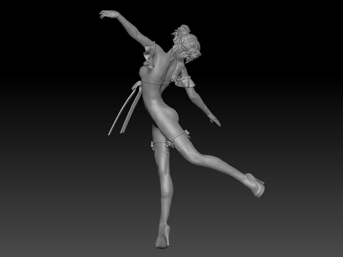 KAWAII GIRL 2 3D print model_2