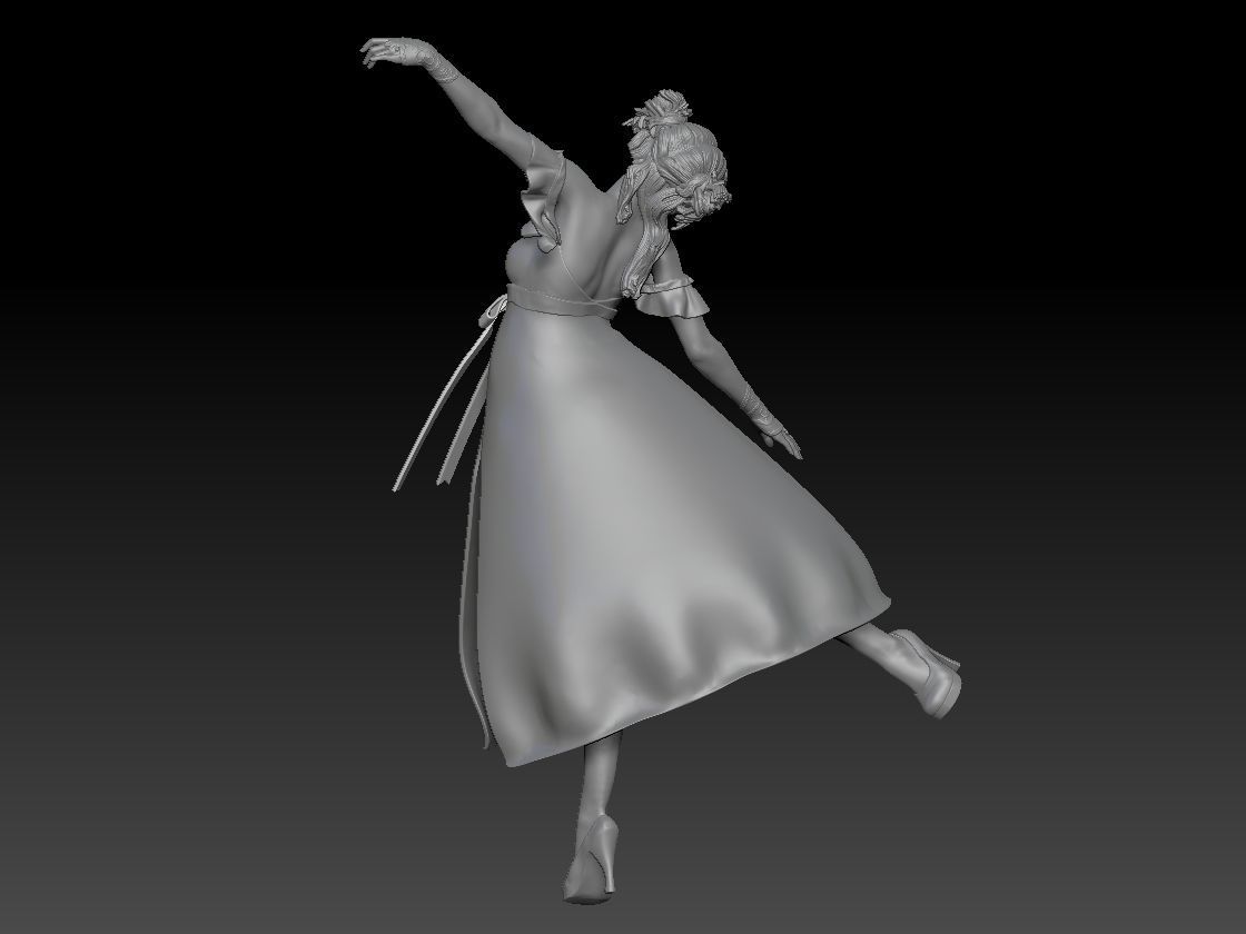 KAWAII GIRL 2 3D print model_13