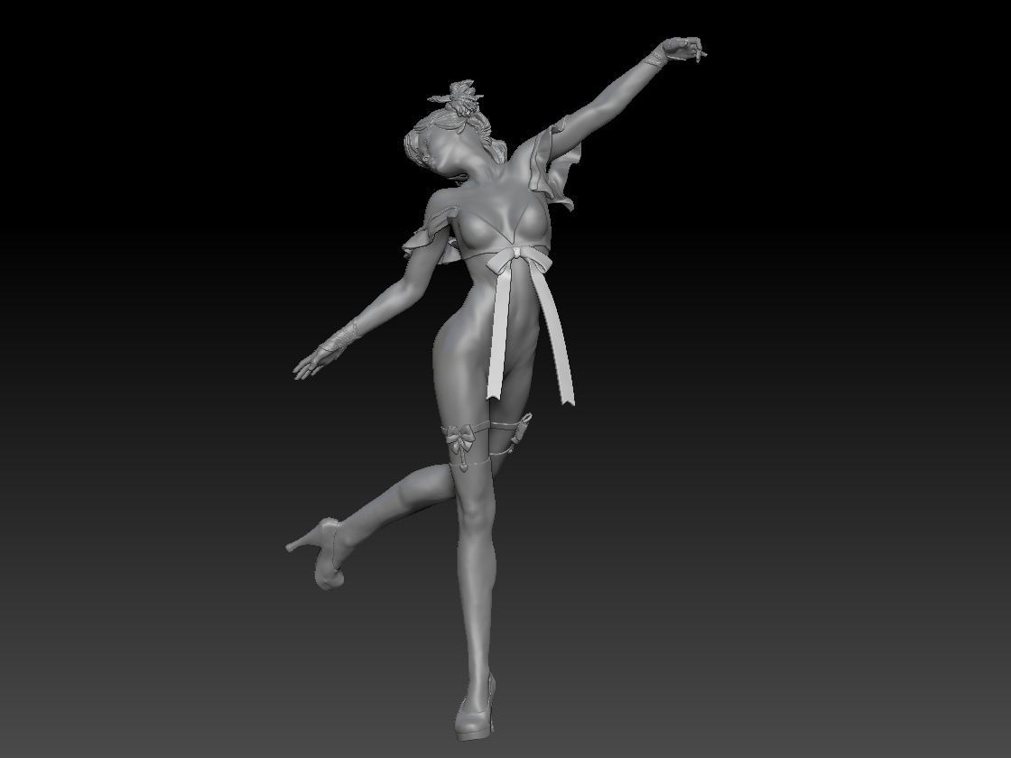 KAWAII GIRL 2 3D print model_10