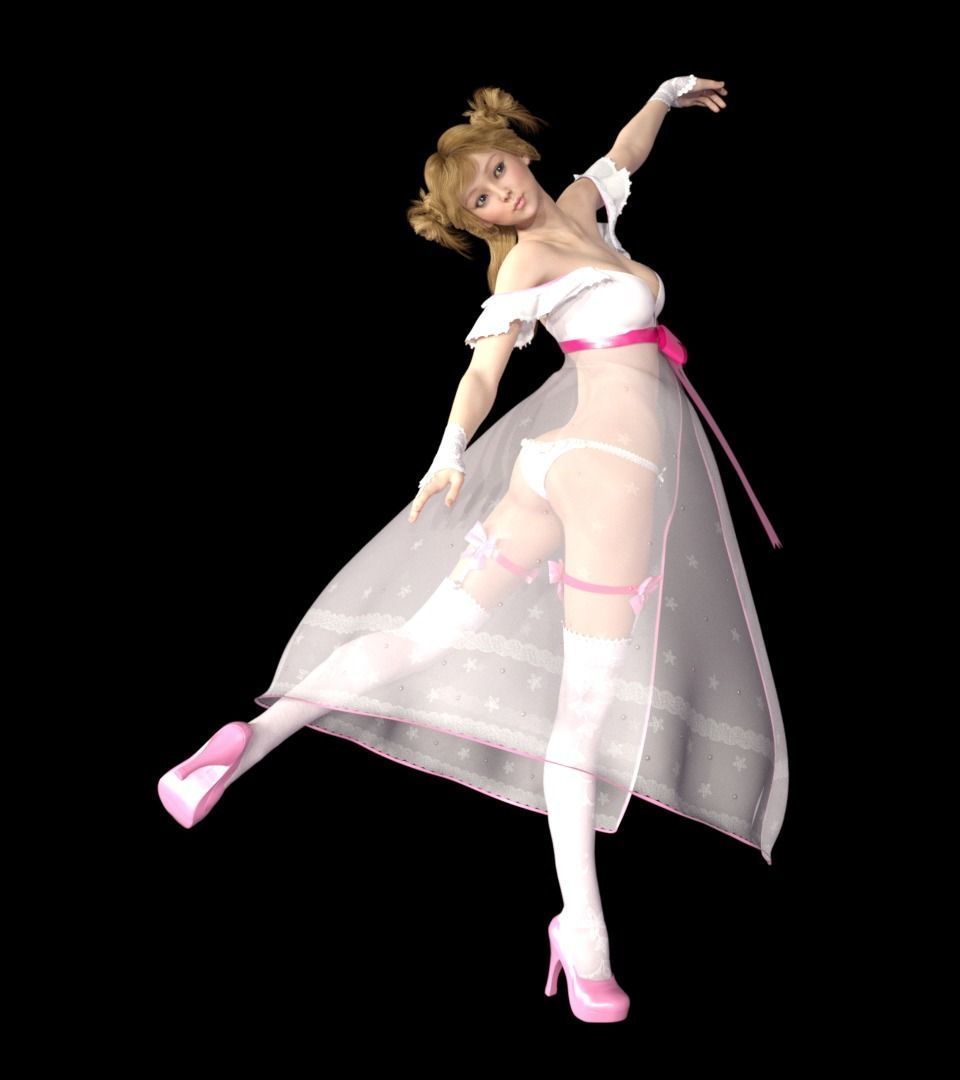 KAWAII GIRL 2 3D print model_14