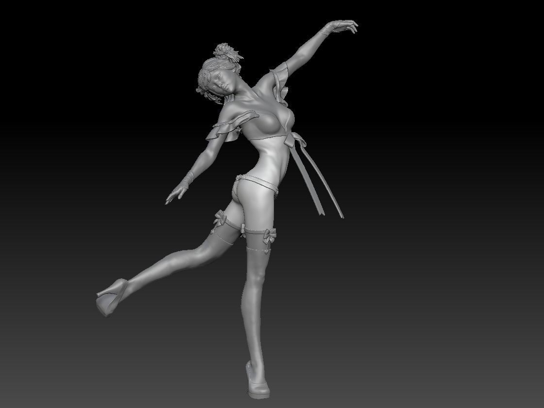 KAWAII GIRL 2 3D print model_6