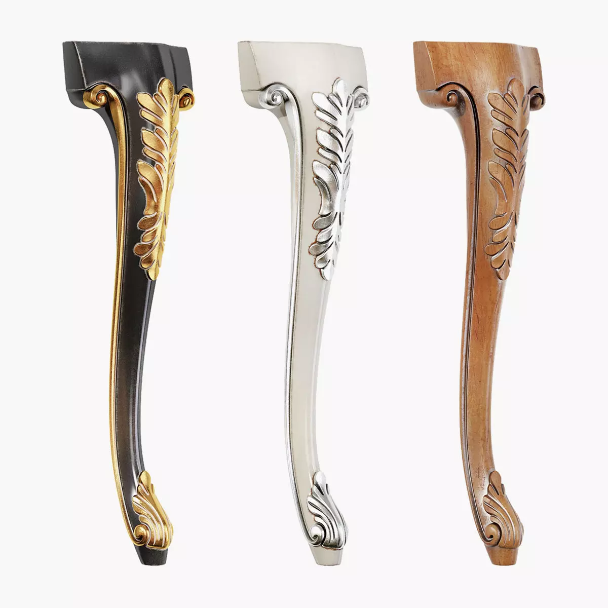 Classic leg 053 3D model_0