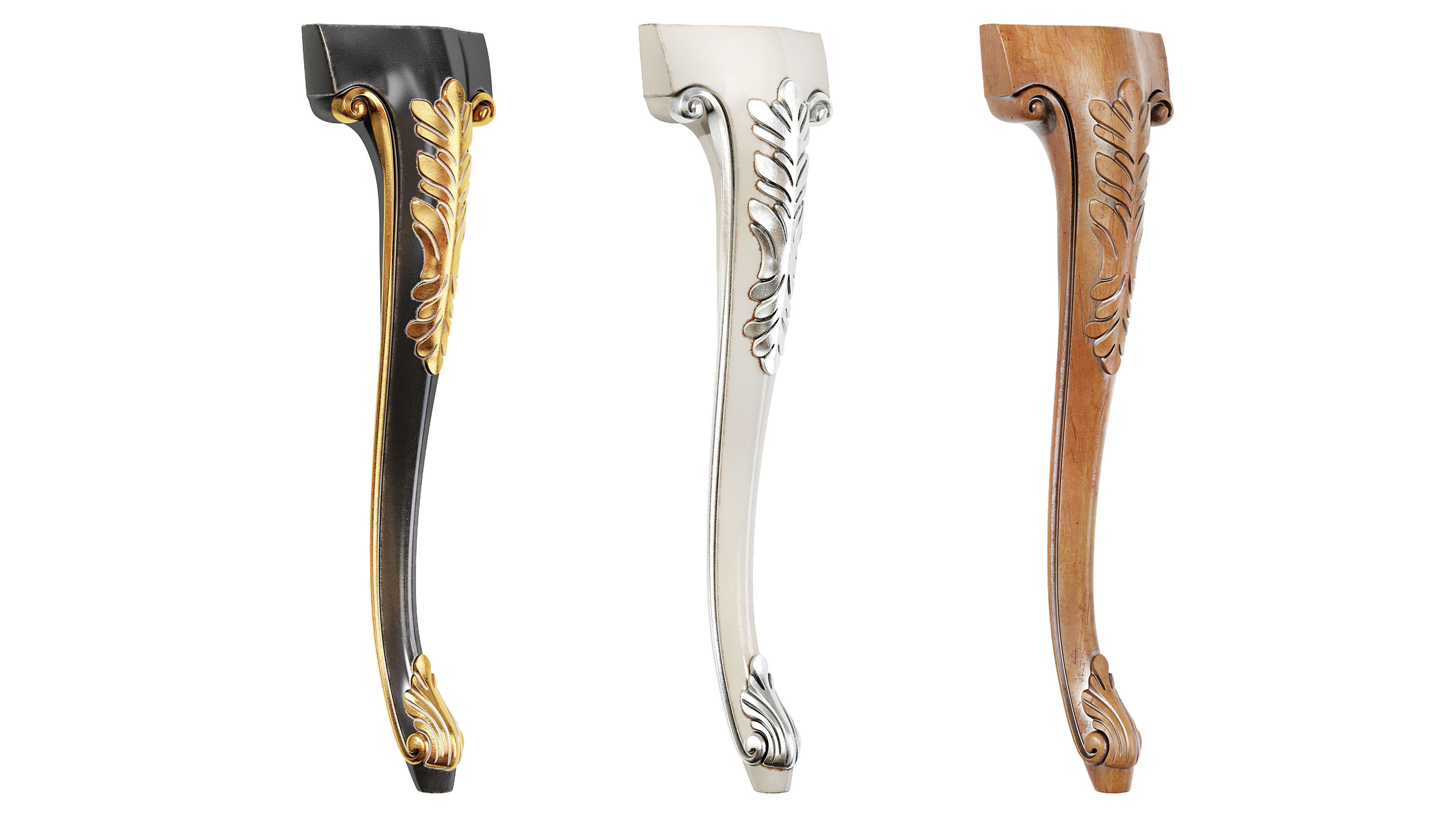 Classic leg 053 3D model_6
