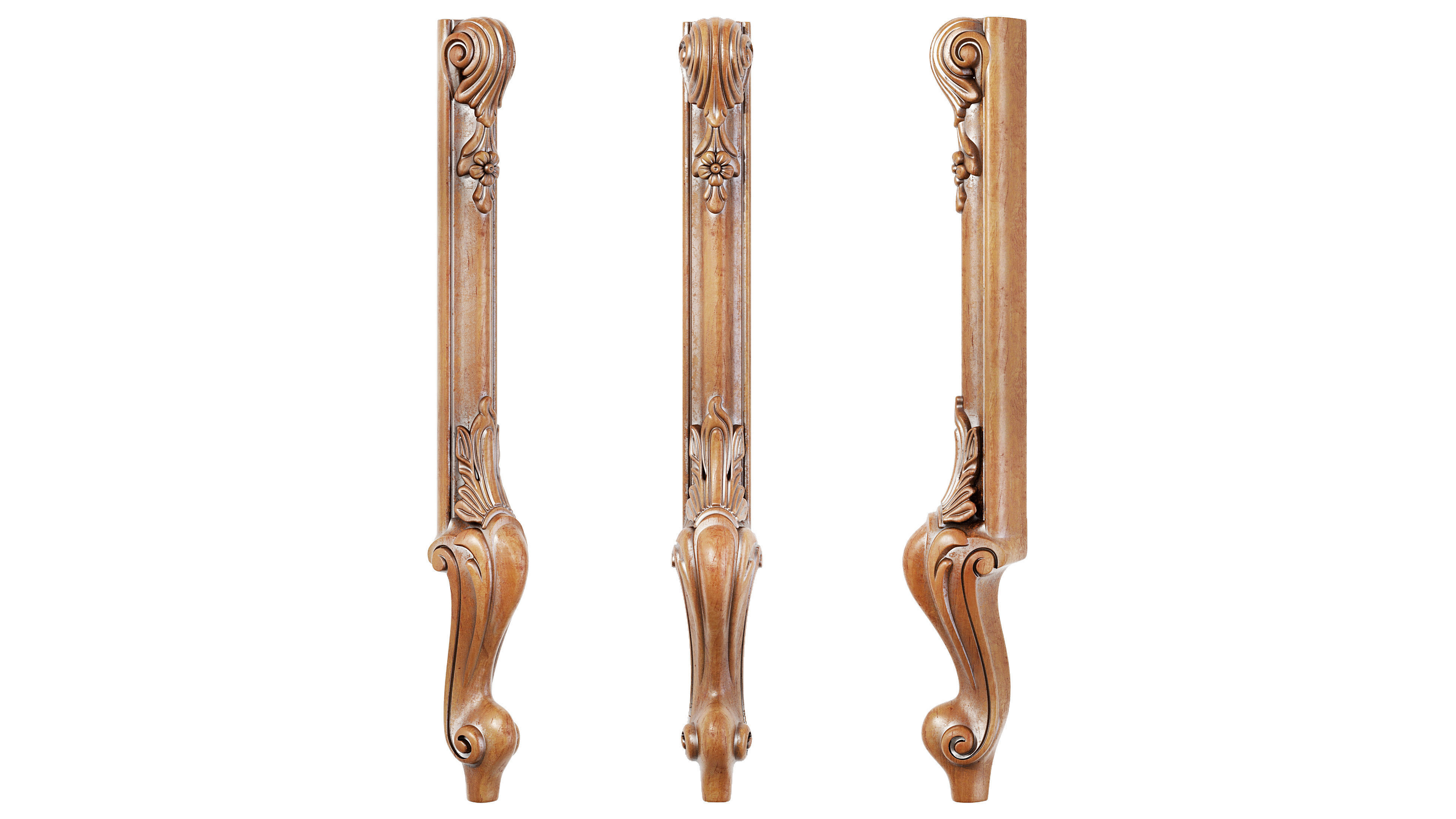 Classic leg 054 3D model_2