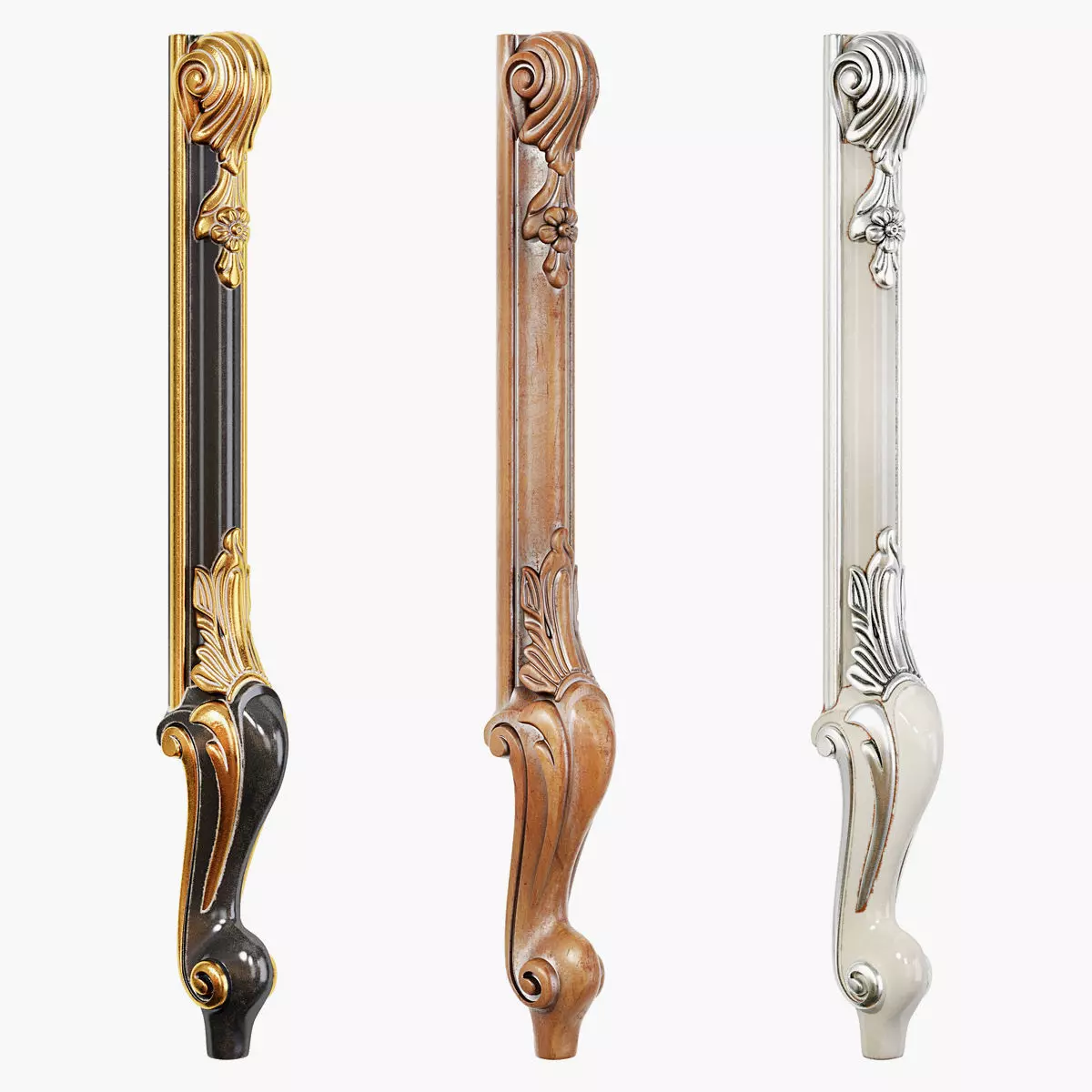 Classic leg 054 3D model_0