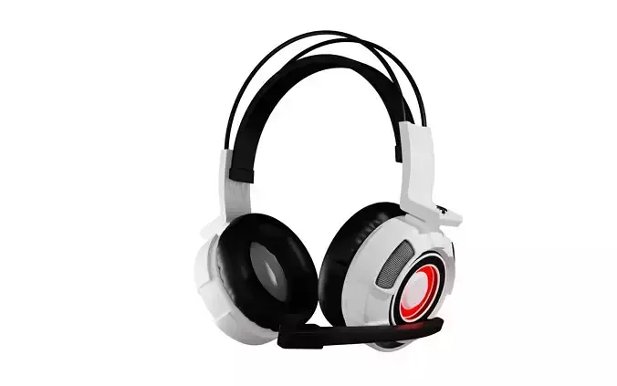 Headphones design 3d rendering for product mockup