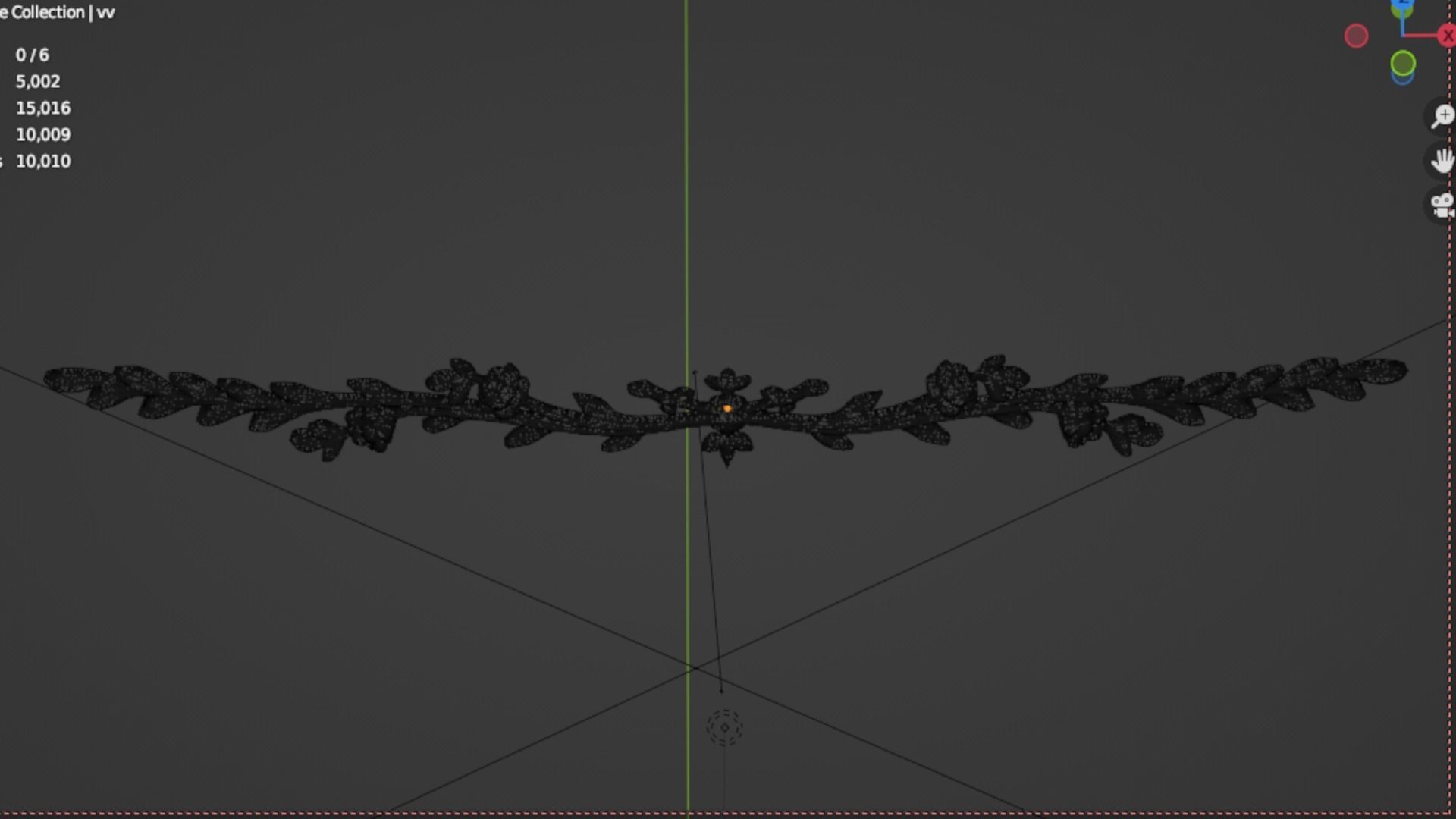 Classic decor ornament 213 3D model_5