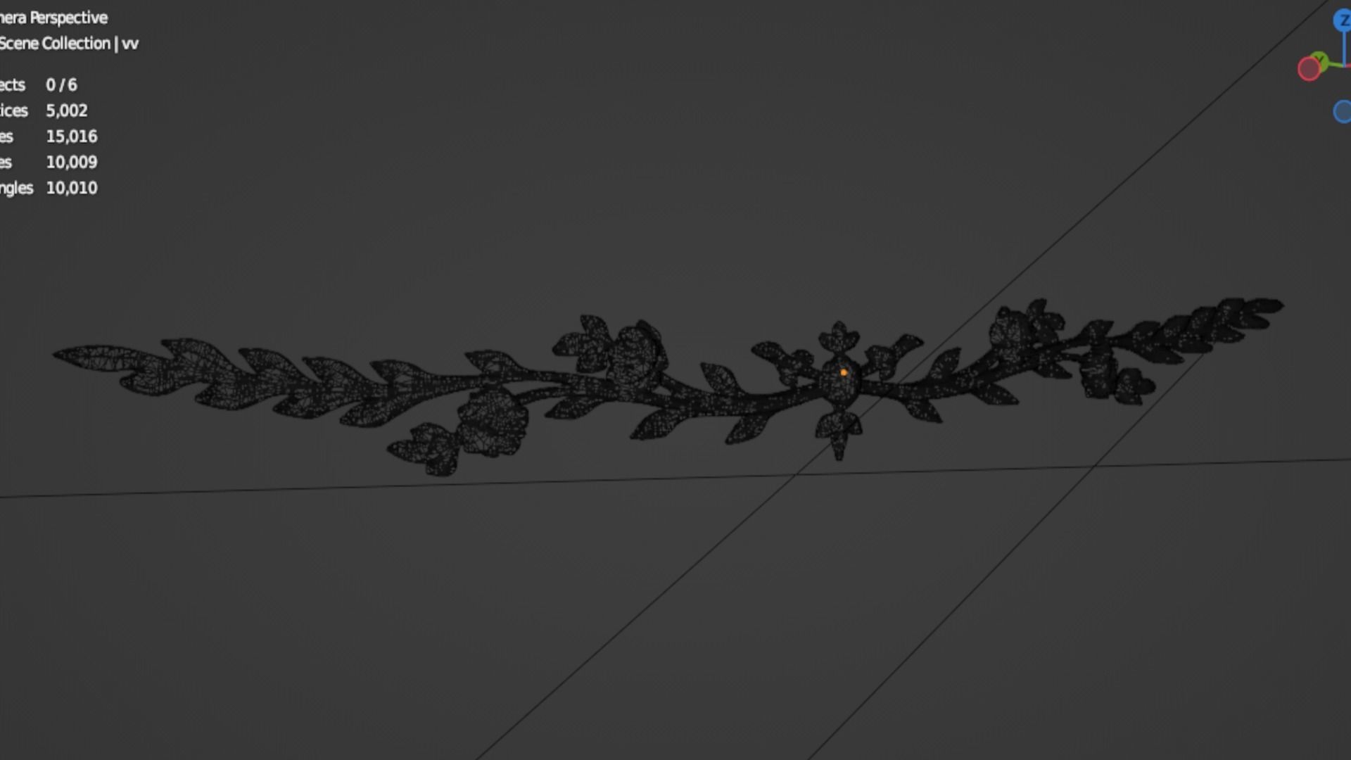 Classic decor ornament 213 3D model_6