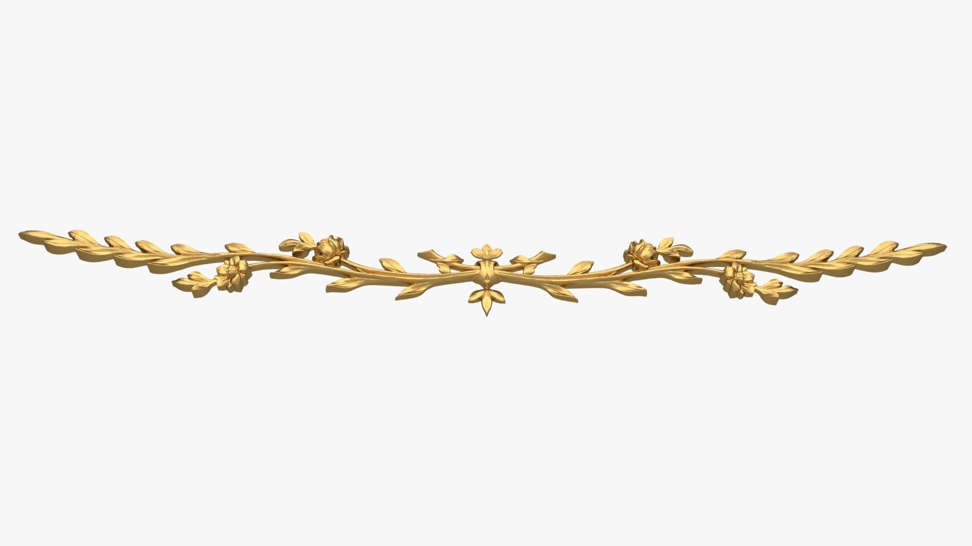 Classic decor ornament 213 3D model_3