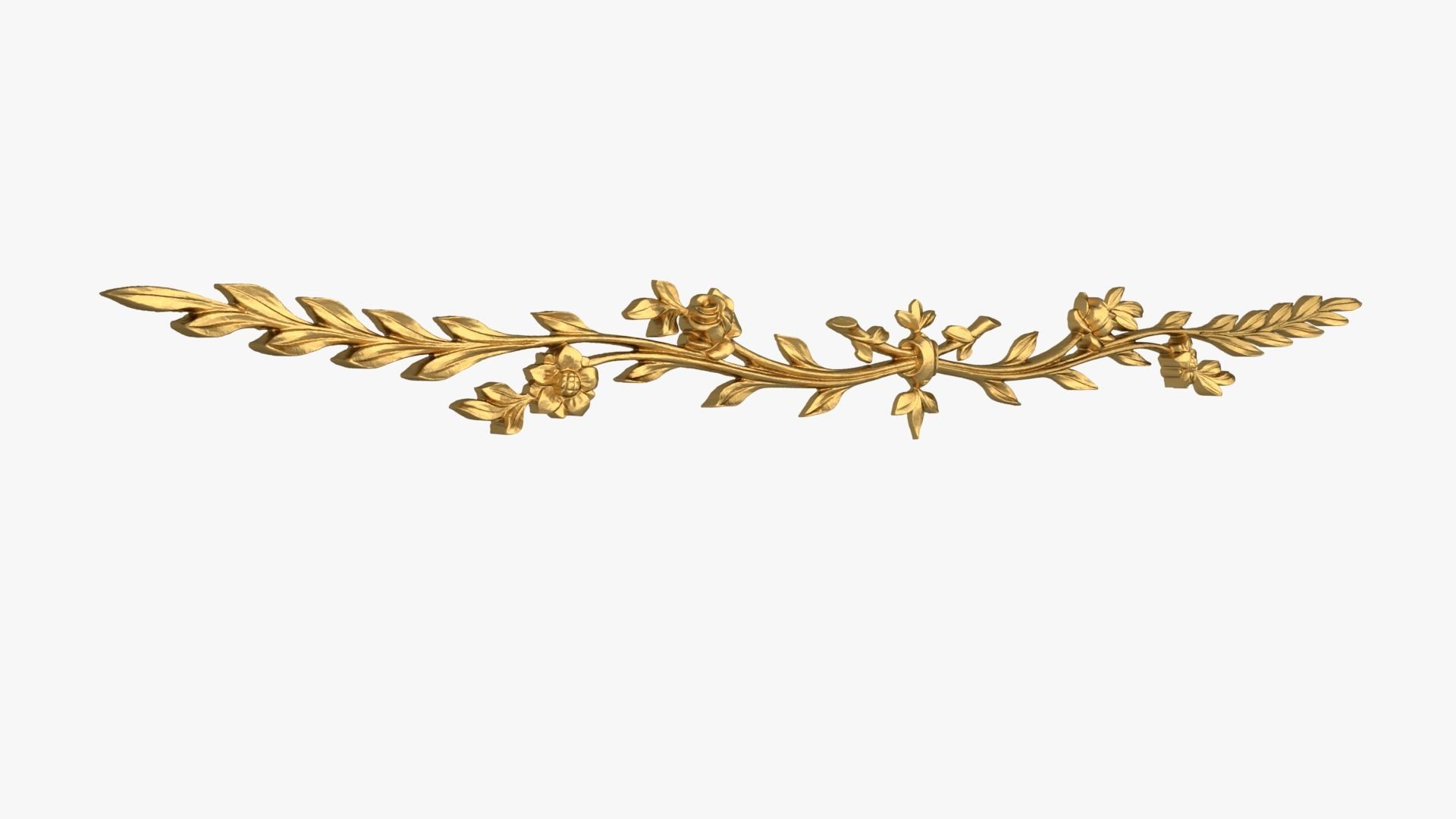 Classic decor ornament 213 3D model_1