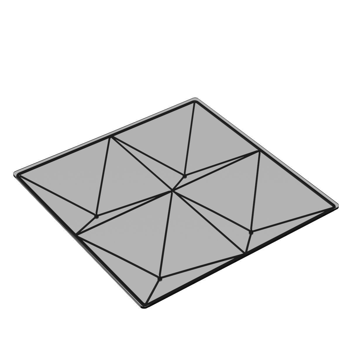 Minimalist Alanda Coffee Table TA120 3D model_5