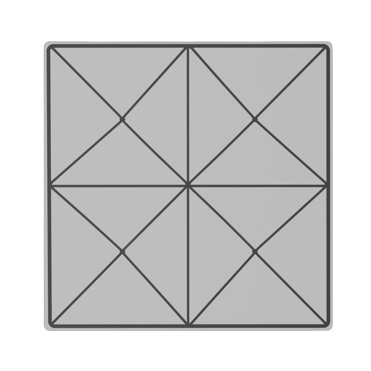 Minimalist Alanda Coffee Table TA120 3D model_3