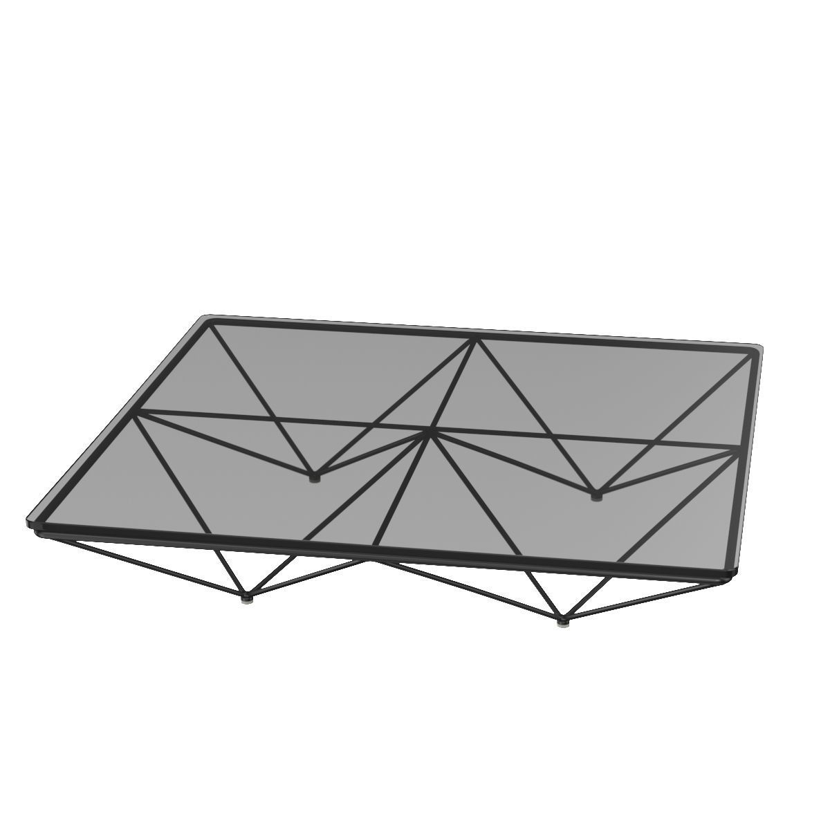 Minimalist Alanda Coffee Table TA120 3D model_2