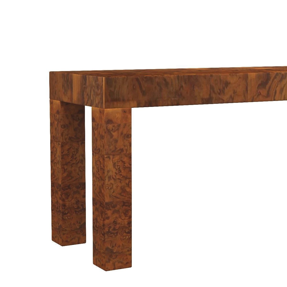 Midcentury Patchwork Burlwood Table by Paul Evans 3D model_3