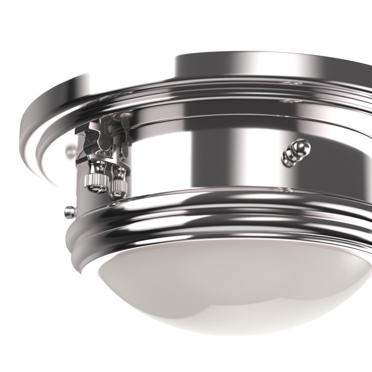 Marine Porthole Small Flush Mount 3D model_3