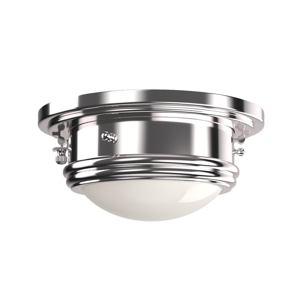 Marine Porthole Small Flush Mount 3D model_5