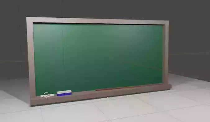 Board blackboard 3D model