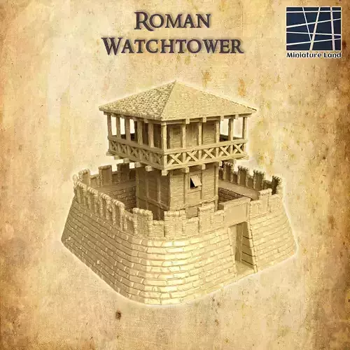 Roman Watchtower Tabletop Terrain 28 MM