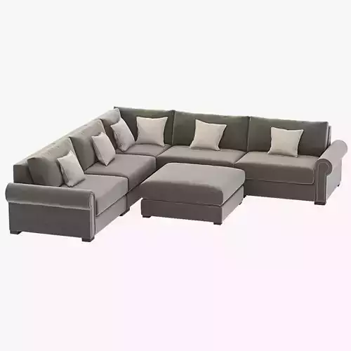 Lebanon Modular Sectional Corner Sofa Five Seater