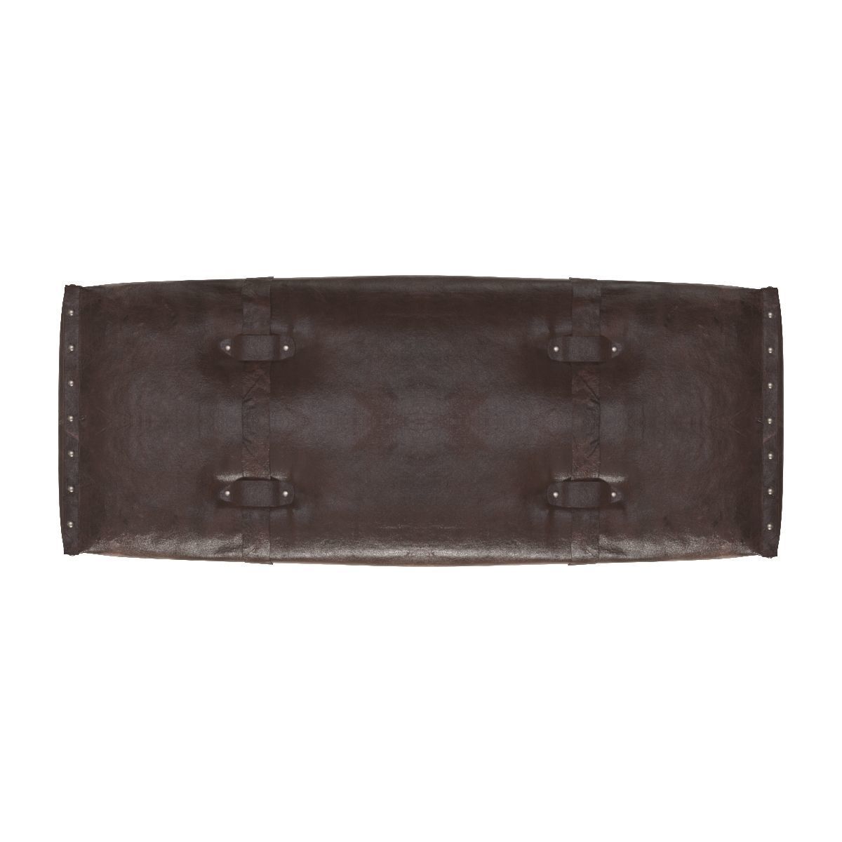 Laramie Trunk Leather Storage Bench 3D model_3