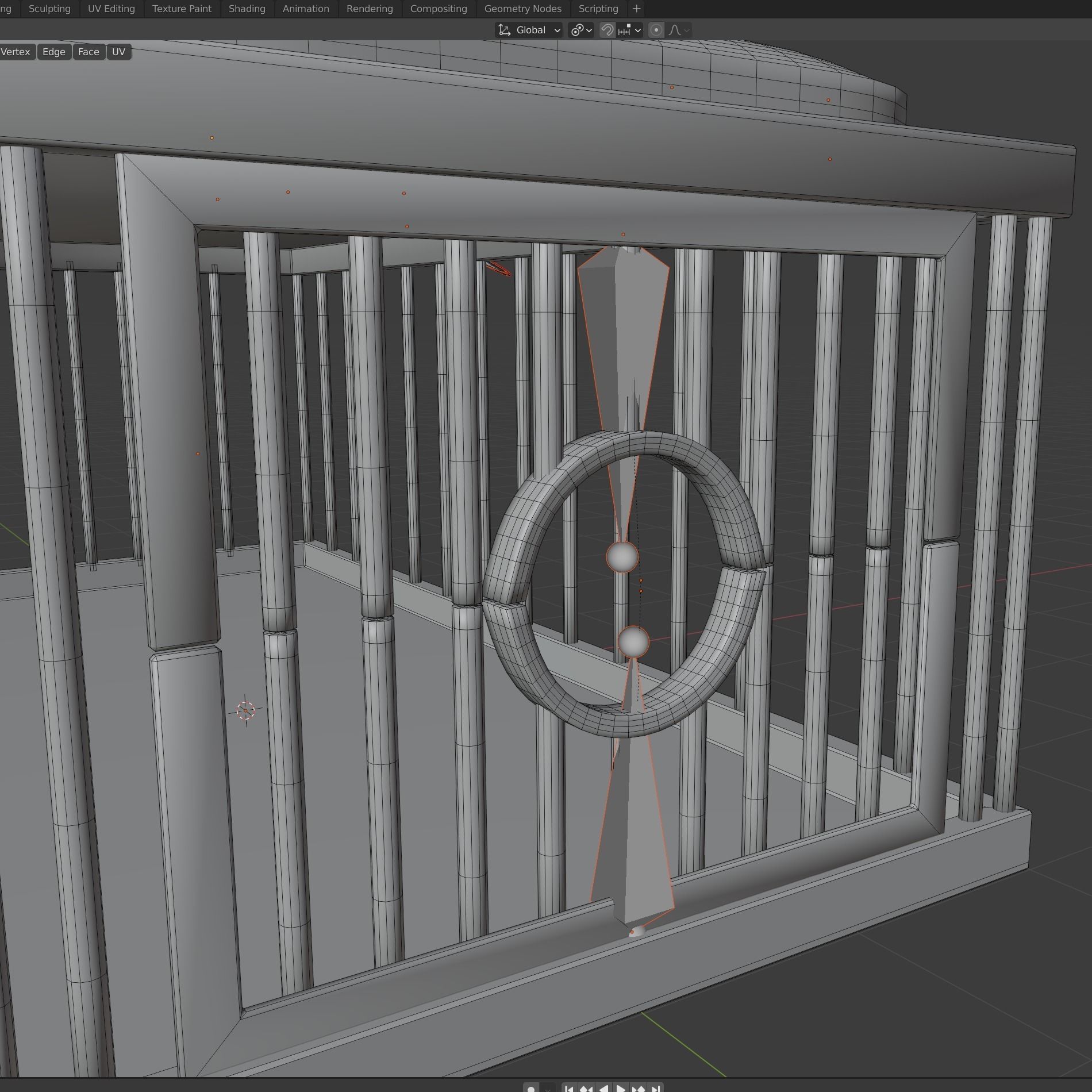 BDSM NSFW Erotic Monster Cage Dungeon Leather Bondage Slave Sex Low-poly 3D model_7