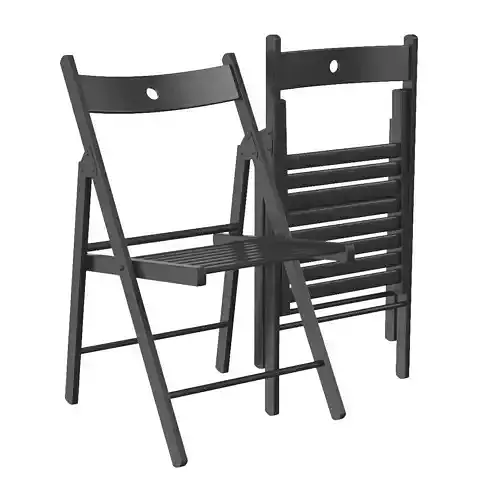 Ikea Terje Folding Black Chair