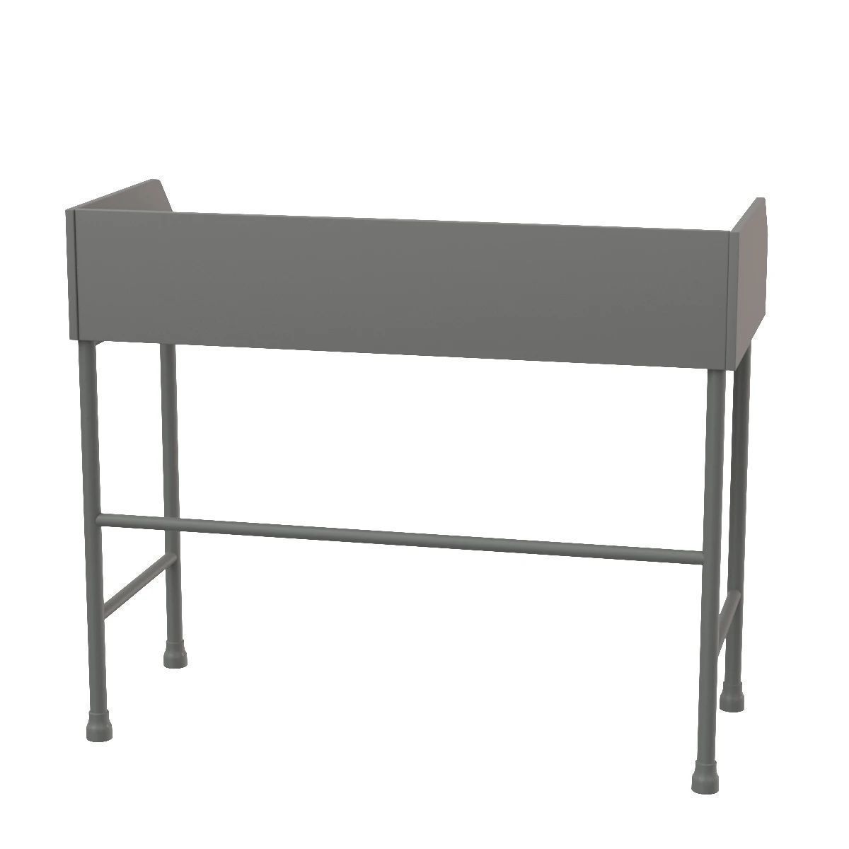 Ikea Hauga Desk Gray 3D model_2