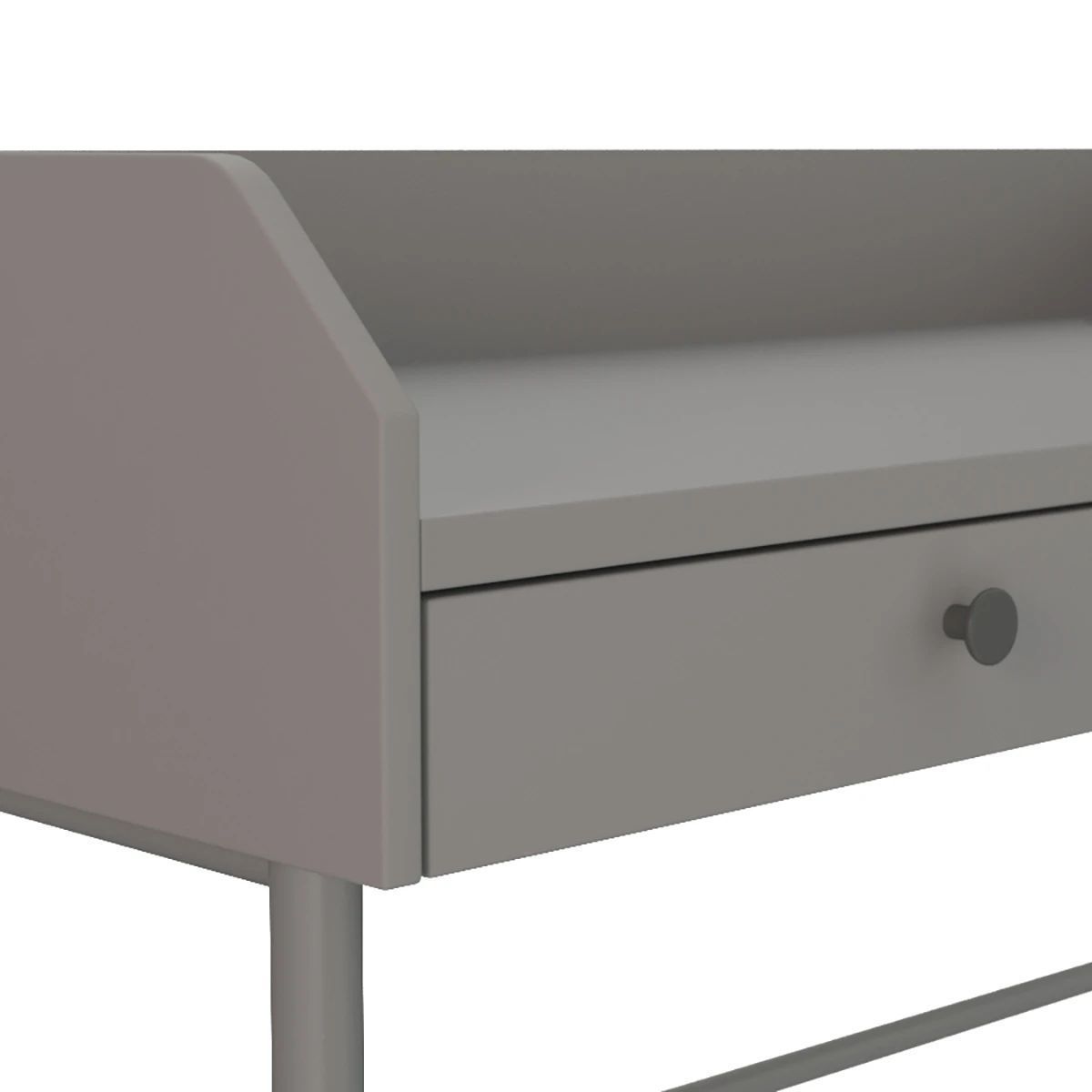 Ikea Hauga Desk Gray 3D model_3