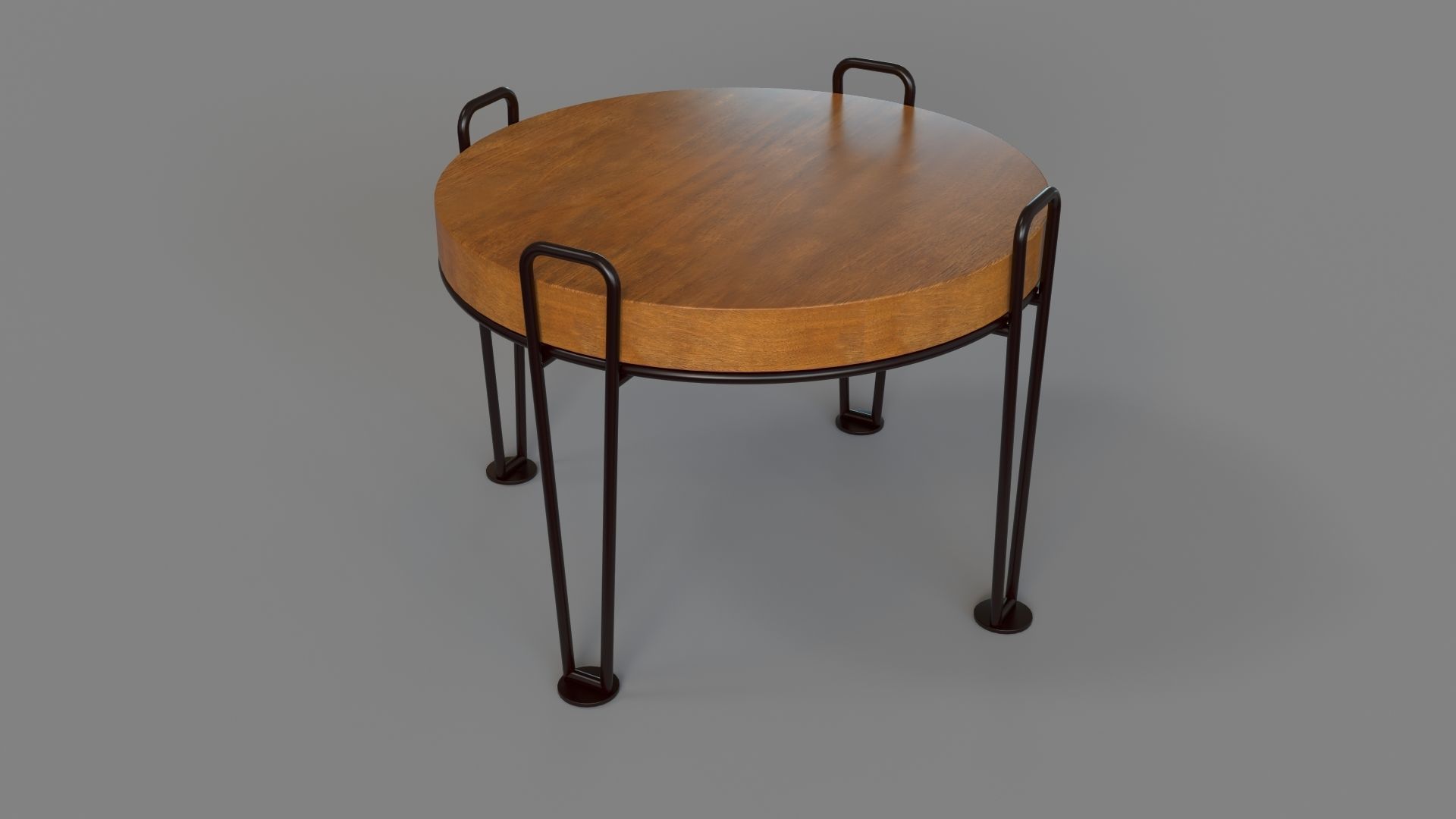 Ojai Side Table 3D model_2
