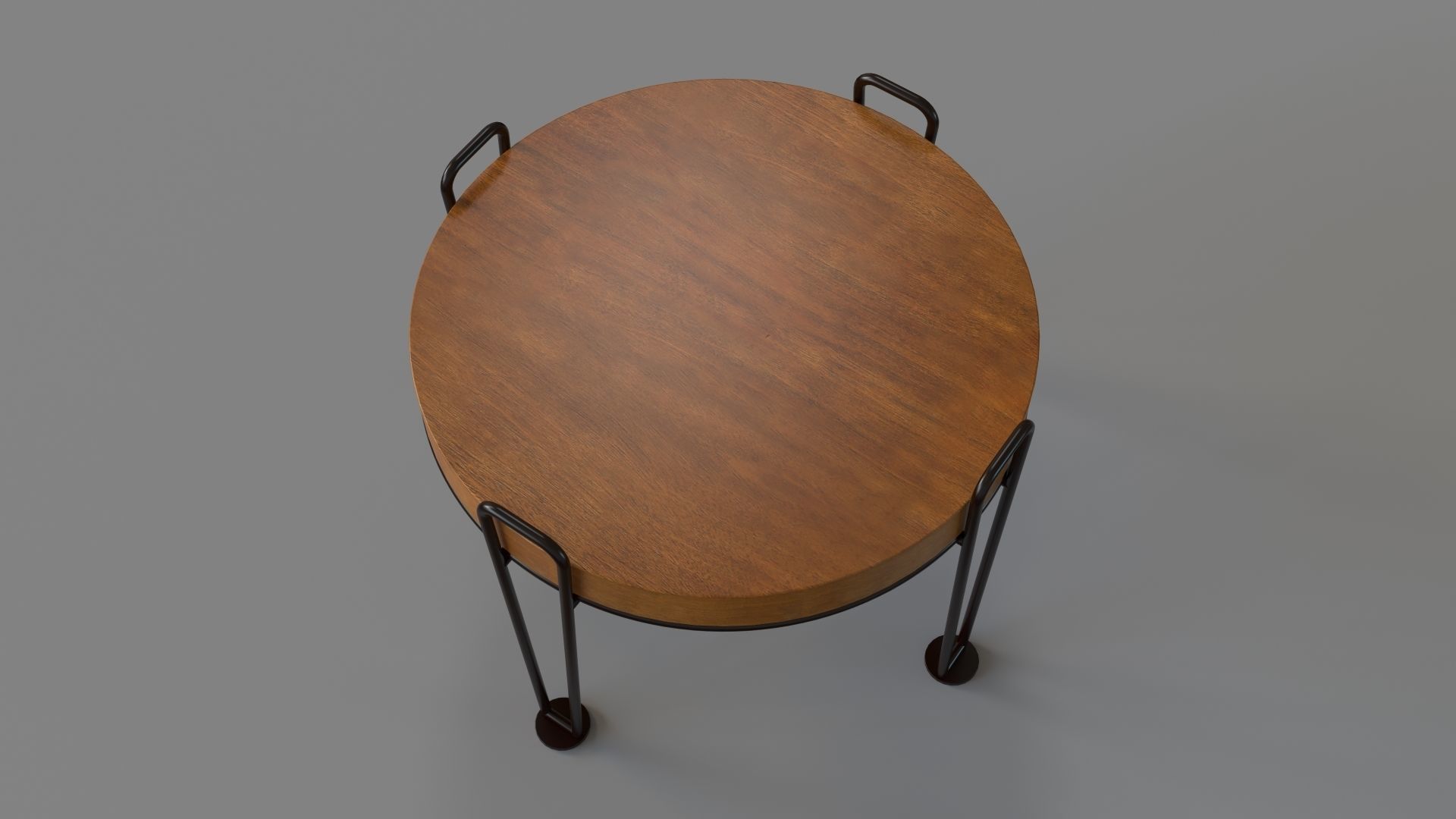 Ojai Side Table 3D model_4