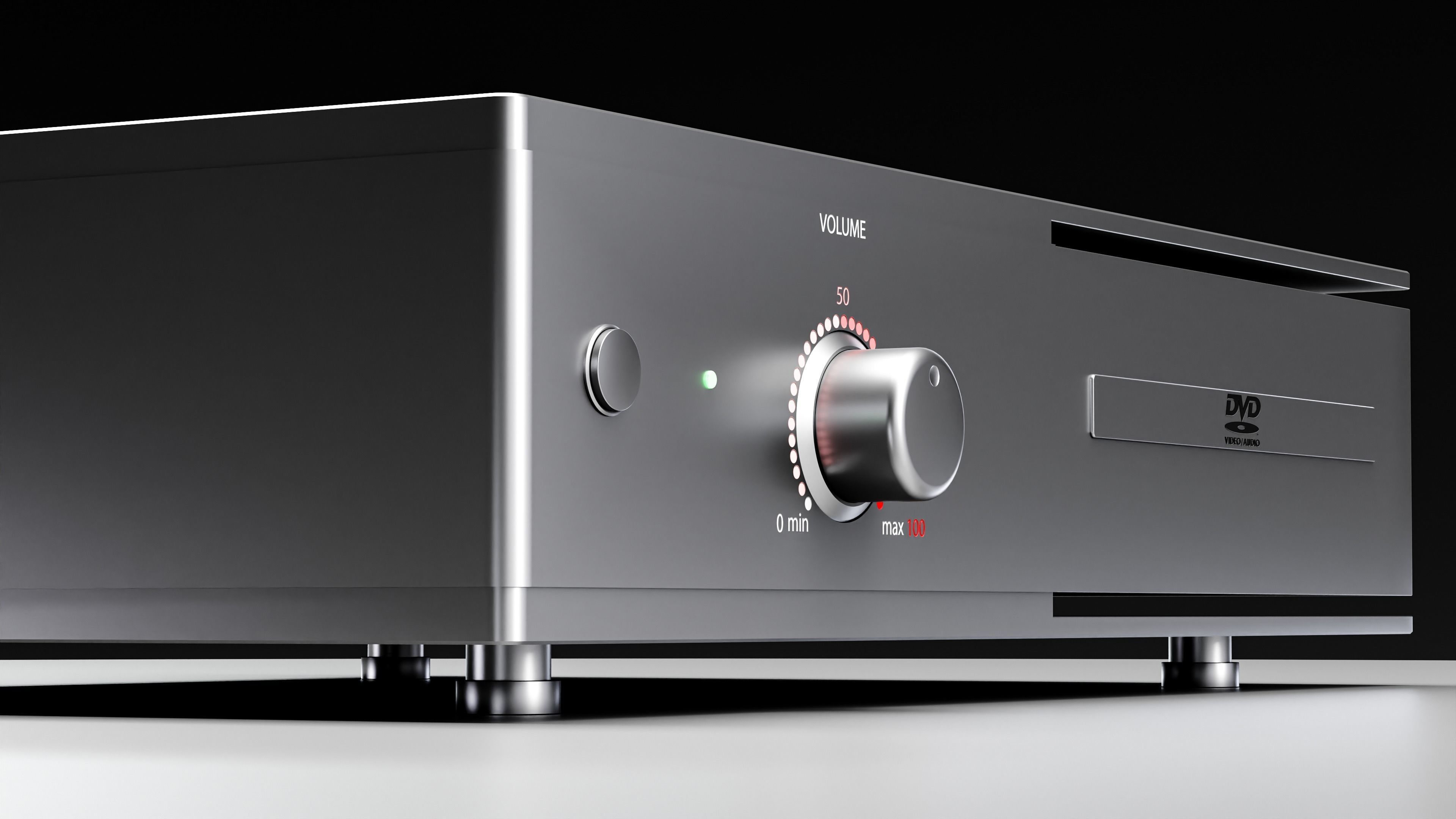Audio device NF9 Metal Free 3D model_1