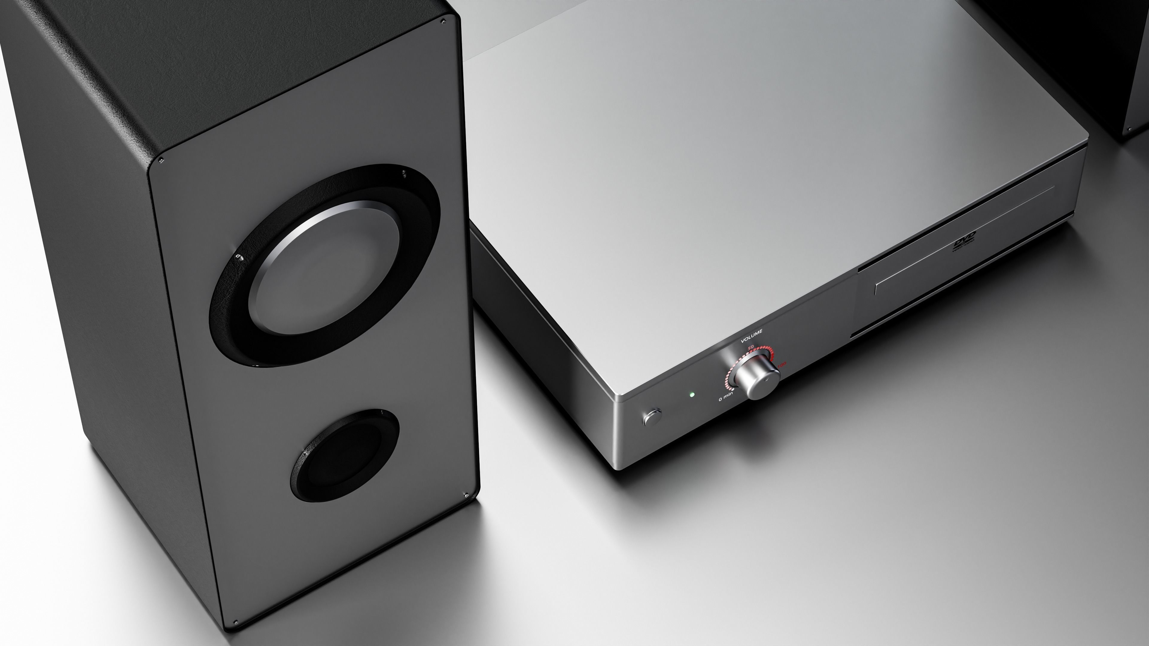 Audio device NF9 Metal Free 3D model_3