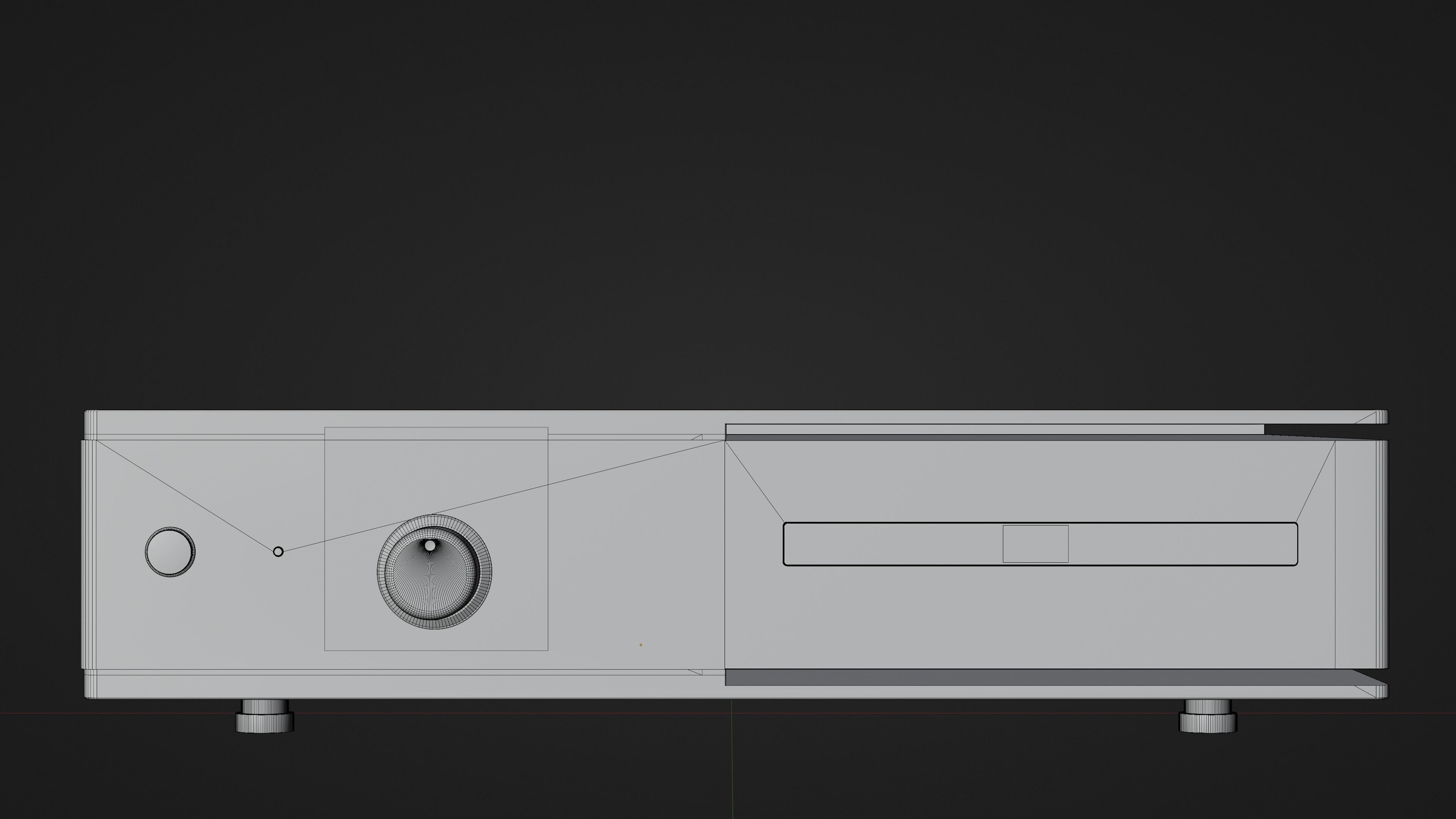 Audio device NF9 Metal Free 3D model_4
