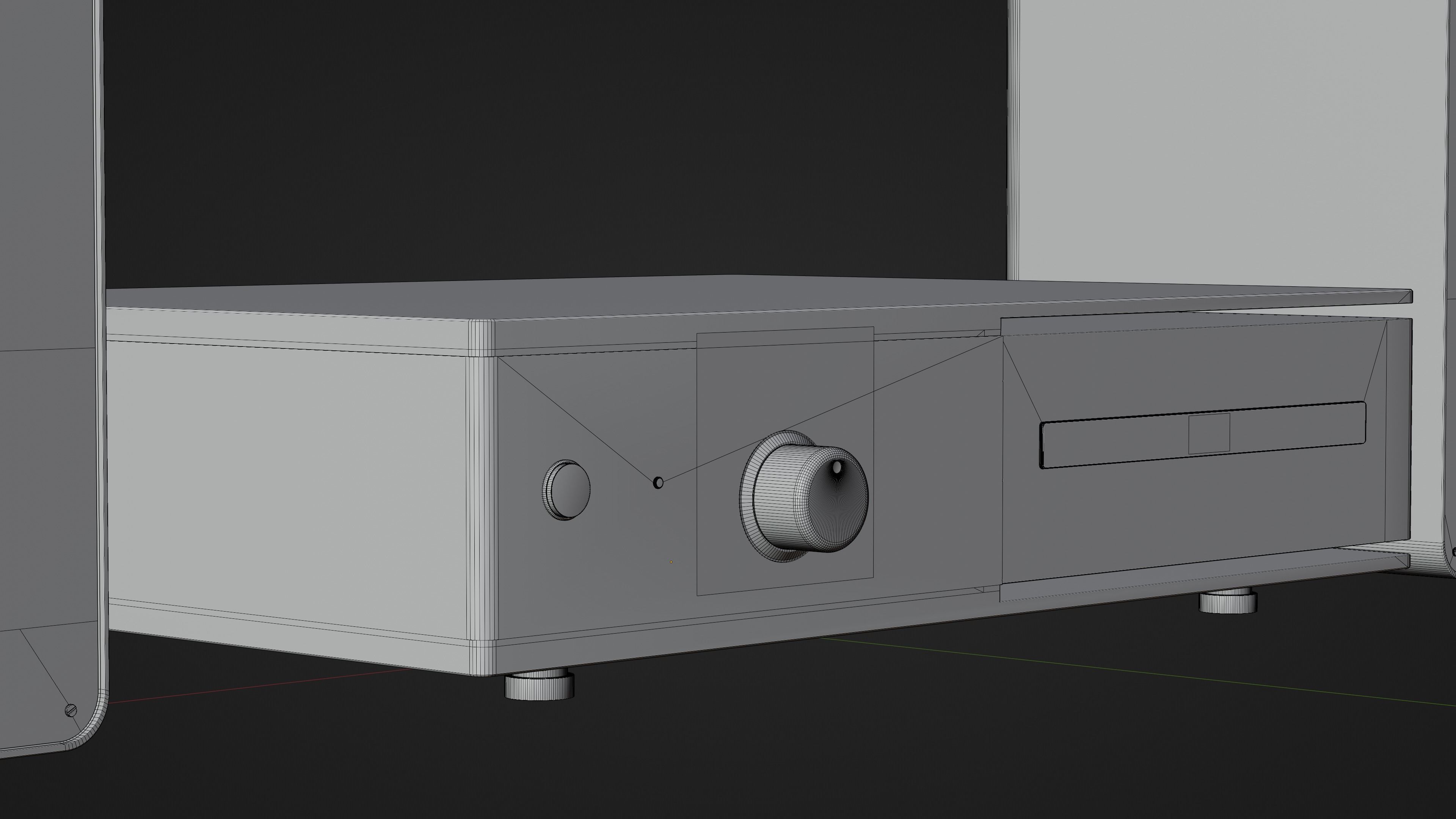 Audio device NF9 Metal Free 3D model_5
